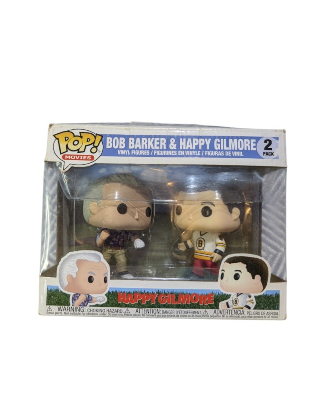 Funko Pop! Movies Happy Gilmore Bob Barker & Happy Gilmore 2-Pack New In Box